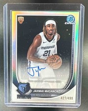 2025-26 Bowman #BCA-JM Jahmai Mashack RC Auto Rookie Chrome Refractor /499