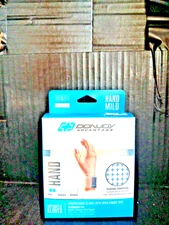 DONJOY Advantage Arthritis Compression Gloves w/ Open Finger Tips (Beige) Large