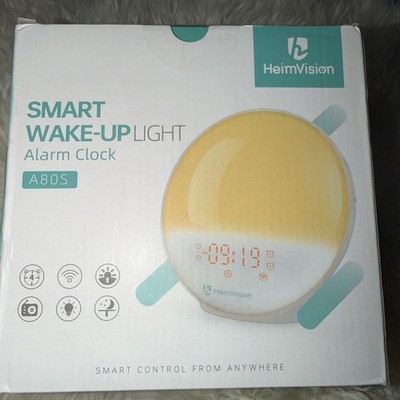   Smart Wake-up Light Alarm Clock  AI INTELLIGENT Alexa & Google Assist