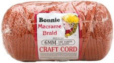 Bonnie Macrame Craft Cord 6mmX100yd Rust