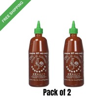  2 pack Huy Fong Foods Sriracha Hot Chili Sauce, 28oz 793g Bottle