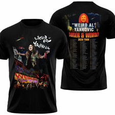 Weird Al Yankovic Bigger & Weirder 2026 T Shirt FAST SHIP