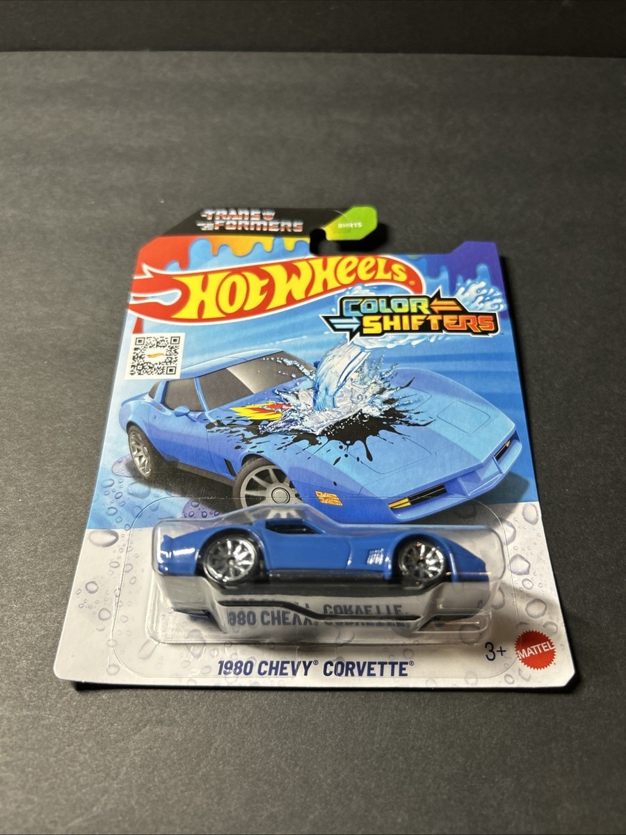 🔥🛞 Hot Wheels Color Shifters Blue 1980 Chevy Corvette