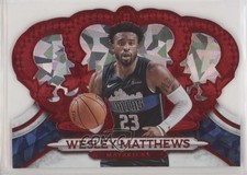 2018-19 Panini Crown Royale Red Crystal 21/49 Wesley Matthews #118 1h5