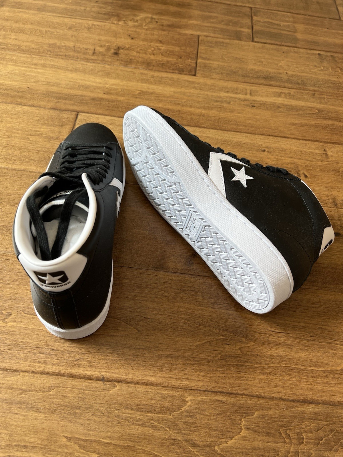 Converse Pro Leather 76 Mid Black Size 9 image 4