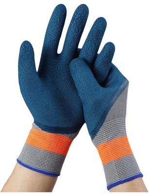 6 Paar Reifen Gummi Handschuhe rutschfest Arbeit Arbeitsschutz Handschuhe für Gartenarbeit
