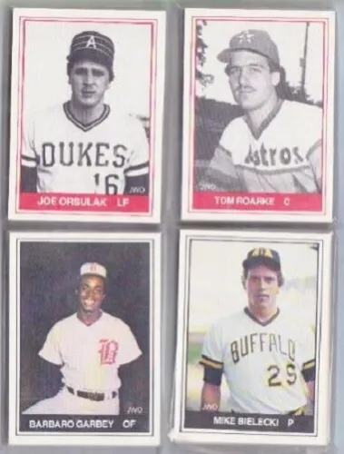 1982 TCMA BIRMINGHAM BARONS SET - Tigers Paul GIBSON Barbero GARBEY - #ADL_#A0L