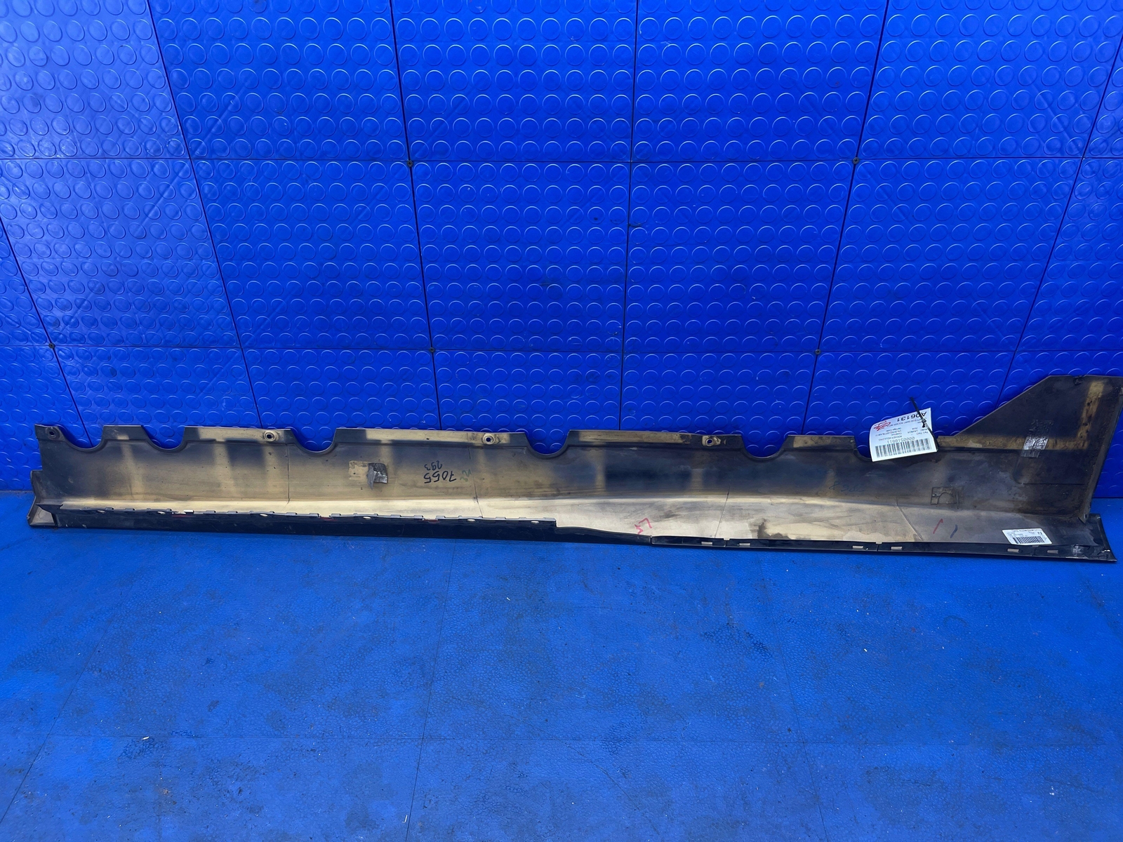 LAMBORGHINI GALLARDO OEM LEFT SIDE SKIRT ROCKER MOULDING NERO NOCTIS (LY9B)