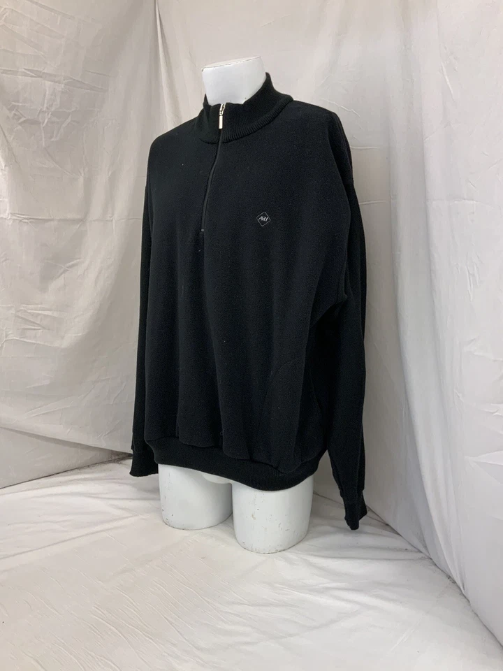 Suéter Page & Tuttle XL Negro 1/4 Cremallera Poli Acrílico YGI Y1-939 Foto 4 de 4
