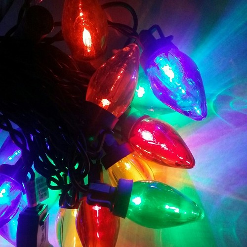 Holiday Time 25 Multi-Color LED C7 Lights 14ft Long Christmas - Picture 7 of 10
