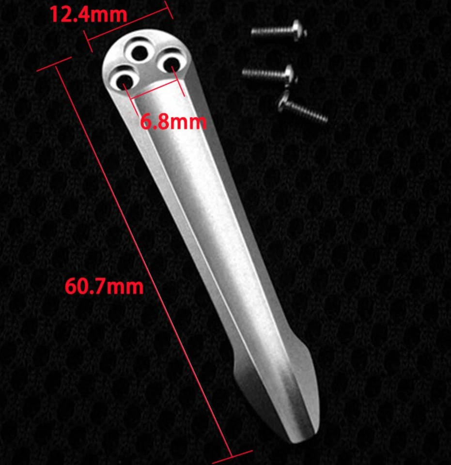 Spyderco PM2 Titanium Pocket Clip - Paramilitary 2 Manix Delica Smock Para 3 - Image 2 of 4