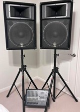 Yamaha S115V Club 500W Two-Way Passive PA Speaker for sale online