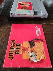 Jordan vs Bird NES Nintendo Complete CIB - GAME BOX MANUAL PROTECTORS 