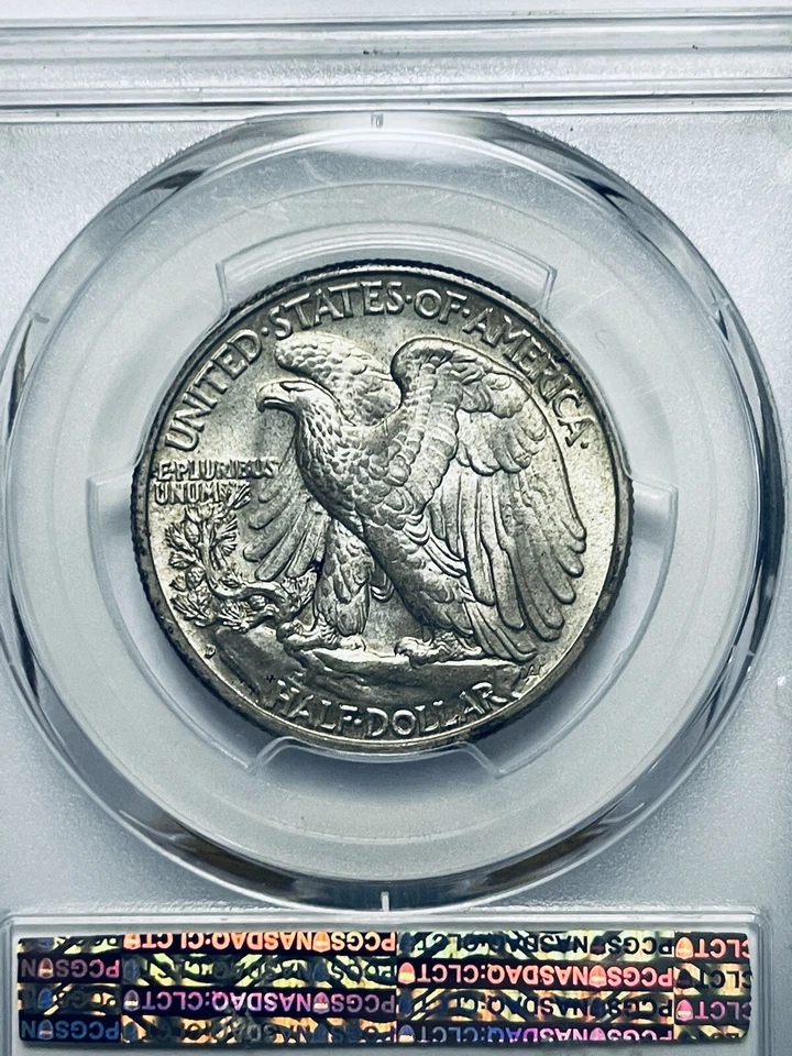 1939-D Walking Liberty Silver Half Dollar PCGS MS66 - Image 4 of 4