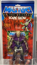 AFA 85+ He-Man 1987 MOTU Scare Glow Series 6 Green Halberd (85-85-85) Amazing