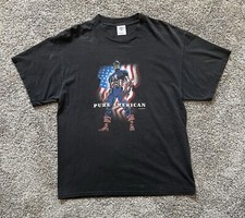 Captain America pure American vintage T-shirt 2001 Large