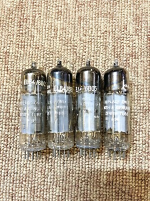 Mullard EL84/6BQ5 Square Getter Good Testing Values Tightly