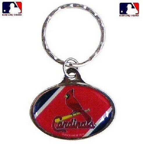1 MLB Keychain Ring NEW Dome team logo color design Chrome Key Chain CHOOSE TEAM - Picture 9 of 9