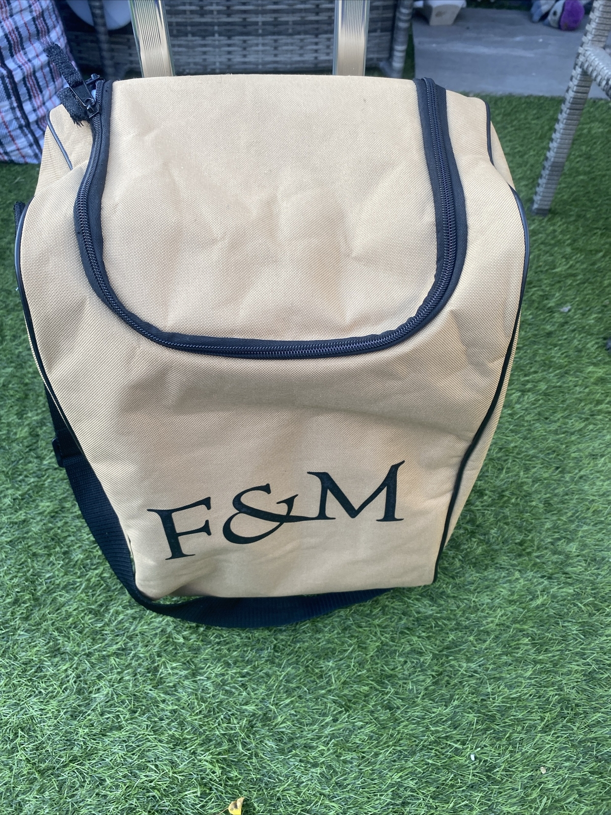 fortnum and mason Picnic Cooler And Essentials Trolley/bag With Wheels
