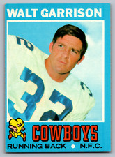 1971 TOPPS #8 WALT GARRISON COWBOYS ROOKIE