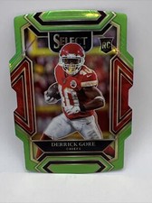 2021 Select derrick gore Neon Green Die-Cut Prizm Club Level RC 199/349