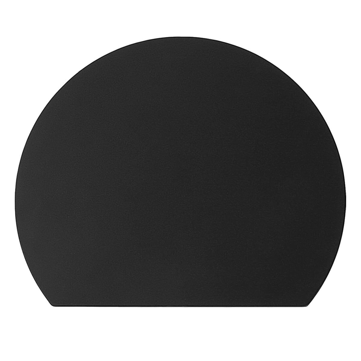 Cutting Board Heat Resistant Elastomer Round Dishwasher Safe Non-Slip (Black 30-image