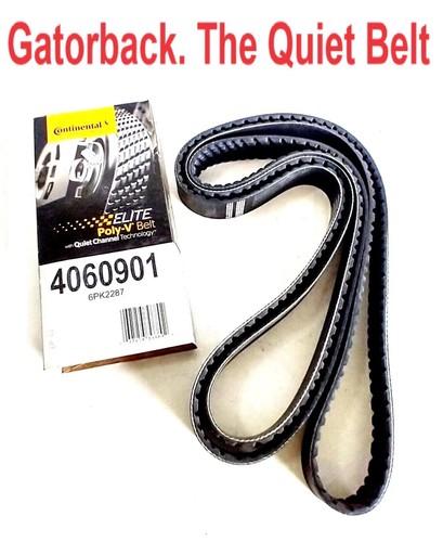 NEW Serpentine Belt Poly-V The Quiet Belt Gatorback CONTINENTAL ELITE 4060901 - Foto 2 di 6
