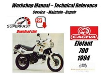 Cagiva Elefant 750 Service Repair Workshop Manual 1994