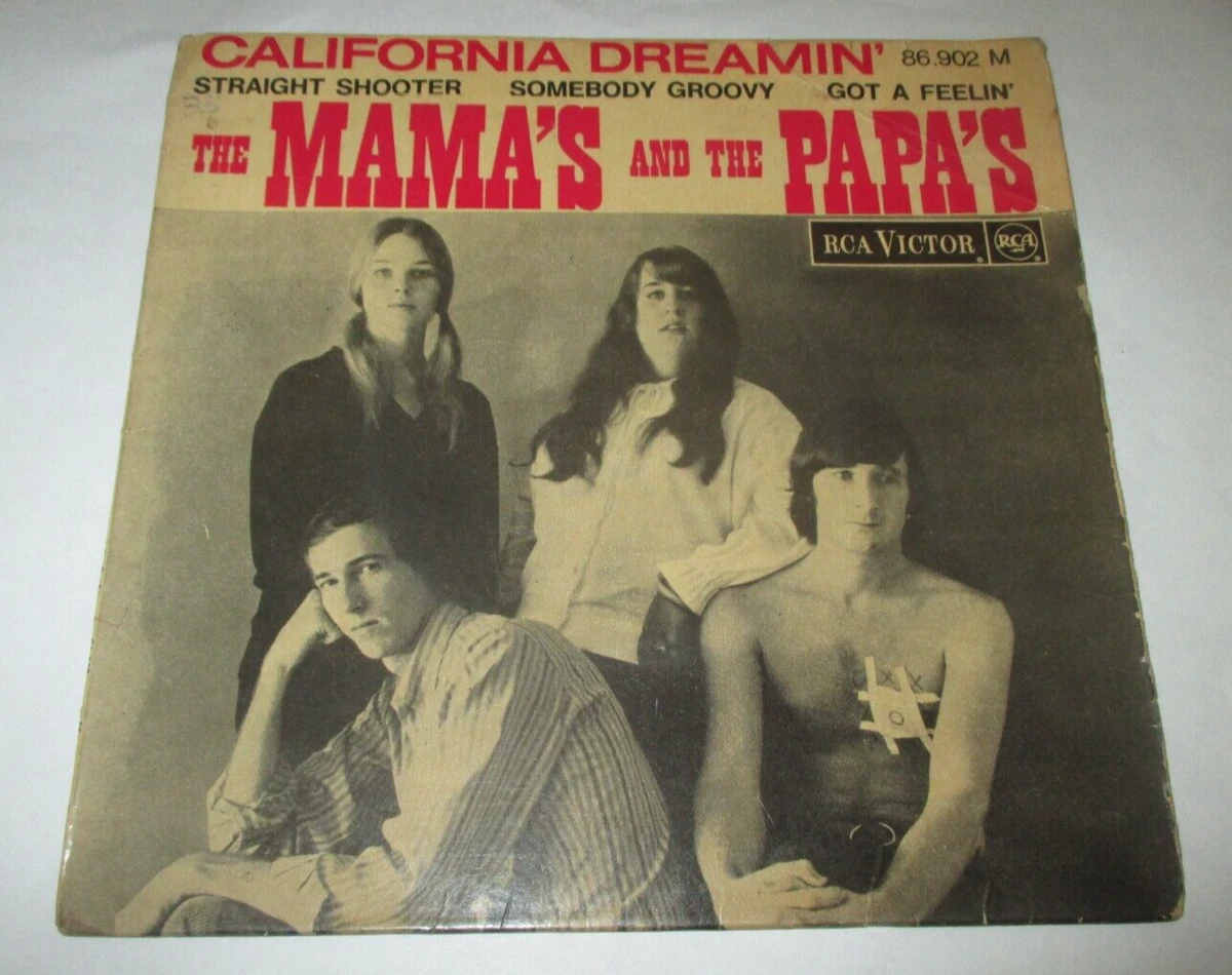 MAMA'S AND THE PAPA'S CALIFORNIA DREAMIN 7" EP 1966 RCA VICTOR 86.902 M FRANCE.