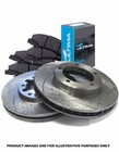 <!--F#f_0-->PAIR SLOTTED DIMPLED Front BRAKE ROTORS & ULTIMA PADS for ISUZU MUX 2013 onwards<!--F/-->