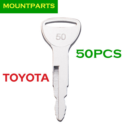 Ignition Keys 10pcs For Toyota Forklift Key 57591-23330-71 - Foto 7