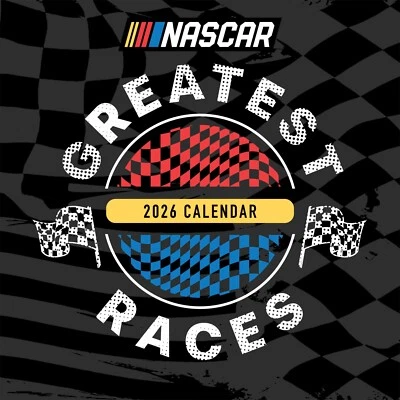 TF PUBLISHING 2026 Nascar Greatest Races Wall Calendar