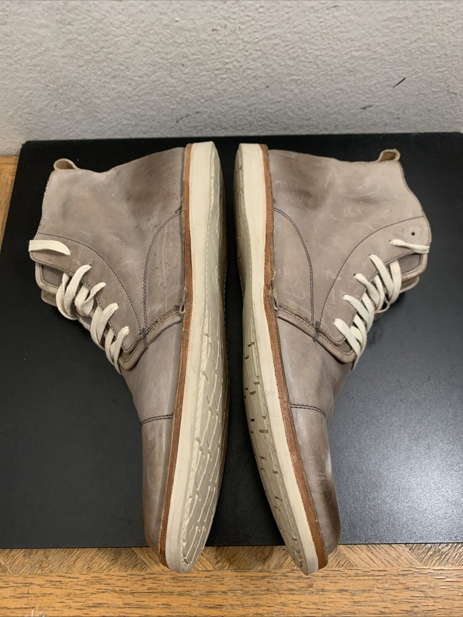 John Varvatos Mens Grey Wool Felt Lace Up Boots Lactae Hevea Sole F3772V2 8.5 John Varvatos Lace Up Gray Boots for Men for Sale | Shop New  main image 2