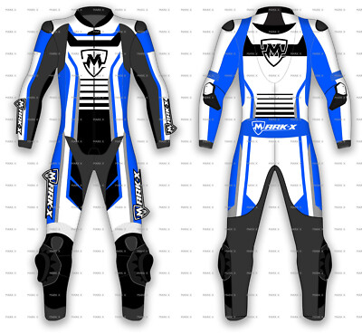 MarkX 2025 MotoGP Leather Racing Suit Men Sports Riding CE Armor Motorcycle Gear