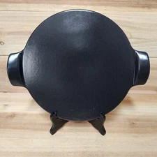 Emile Henry Black 25.5cm 10" Round BBQ Ceramic Pizza Stone Made in France