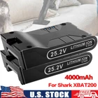 4X 4.0Ah XBAT200 Lithium Battery For Shark ION Rocket IONFlex for Cordless 25.2V