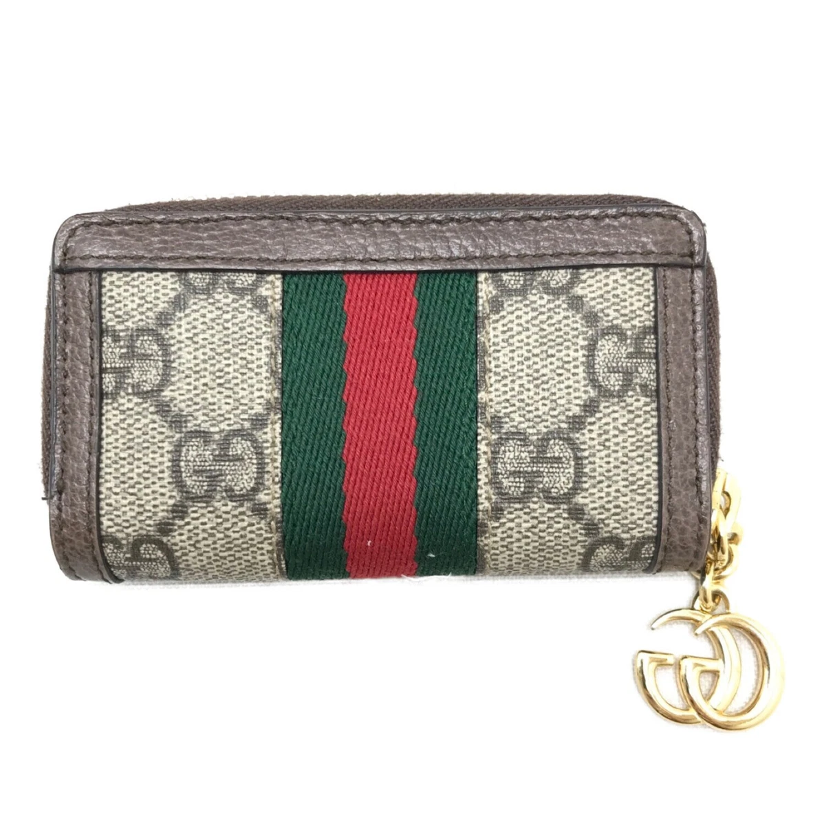 GUCCI Ophidia Key Pouch Key Case GG Supreme Canvas Web Beige Brown  Authentic