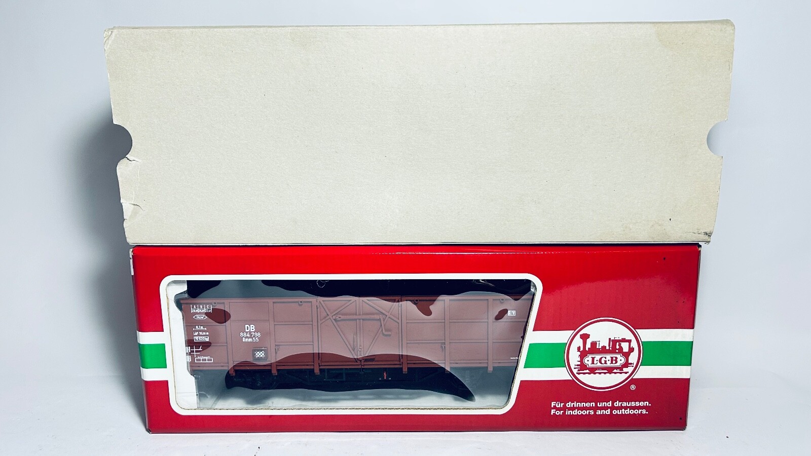 LGB 45880 G Scale DB HighSide Gondola Wagon Cuisine reunionnaise