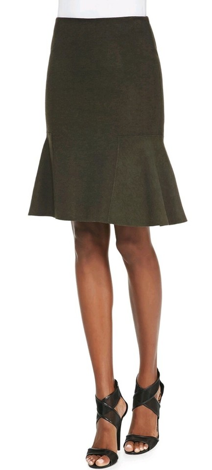 Jupe évasée 'Bonnie' Marron Elie Tahari - Taille 8 - Neuf Avec étiquettes (NWT)