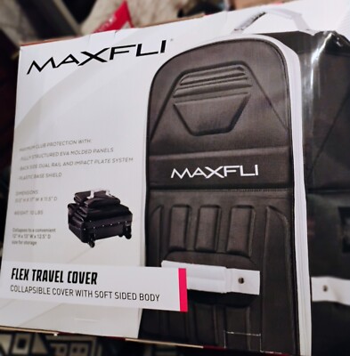 Maxfli Golf Club Travel Bag Carrier Black Collapsible NIB | eBay