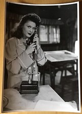 Marika Rökk am Telefon PORTRAIT orig. UFA Pressefoto 17,5 cm x 12,5 cm