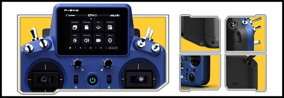 FrSky TANDEM X18 EU/LBT FrSky Senderset Schwarz 2,4Ghz Akku, EVA-Bag - Bild 4 von 4