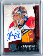 2010/11 THE CUP Jakob Markstrom PATCH AUTO AUTOGRAPH ROOKIE RC LOGO /249 DEVILS