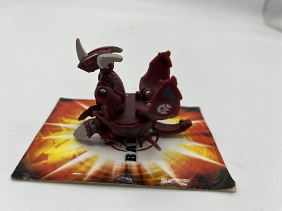 Bakugan Battle Brawlers Pyrus Helix Dragonoid 680G + Random Card