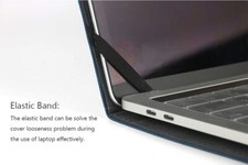 for Dell Latitude 14 9410/7400 2-in-1 PU Leather Folio Protective Ca Case Cover