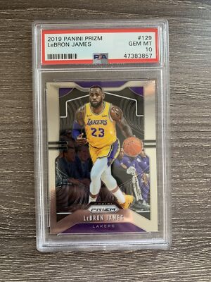 Lakers Panini Prizm Lebron Rookie Card Psa 10 LEBRON JAMES 2019