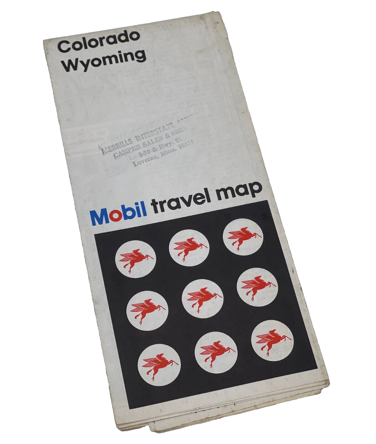 Vintage 1970 Mobil Colorado Wyoming Travel Map Tourism Road MapA5 eBay