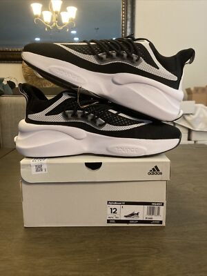 Adidas Alphaboost V1 Core Black Cloud White (HQ4517) SZ 12 DS