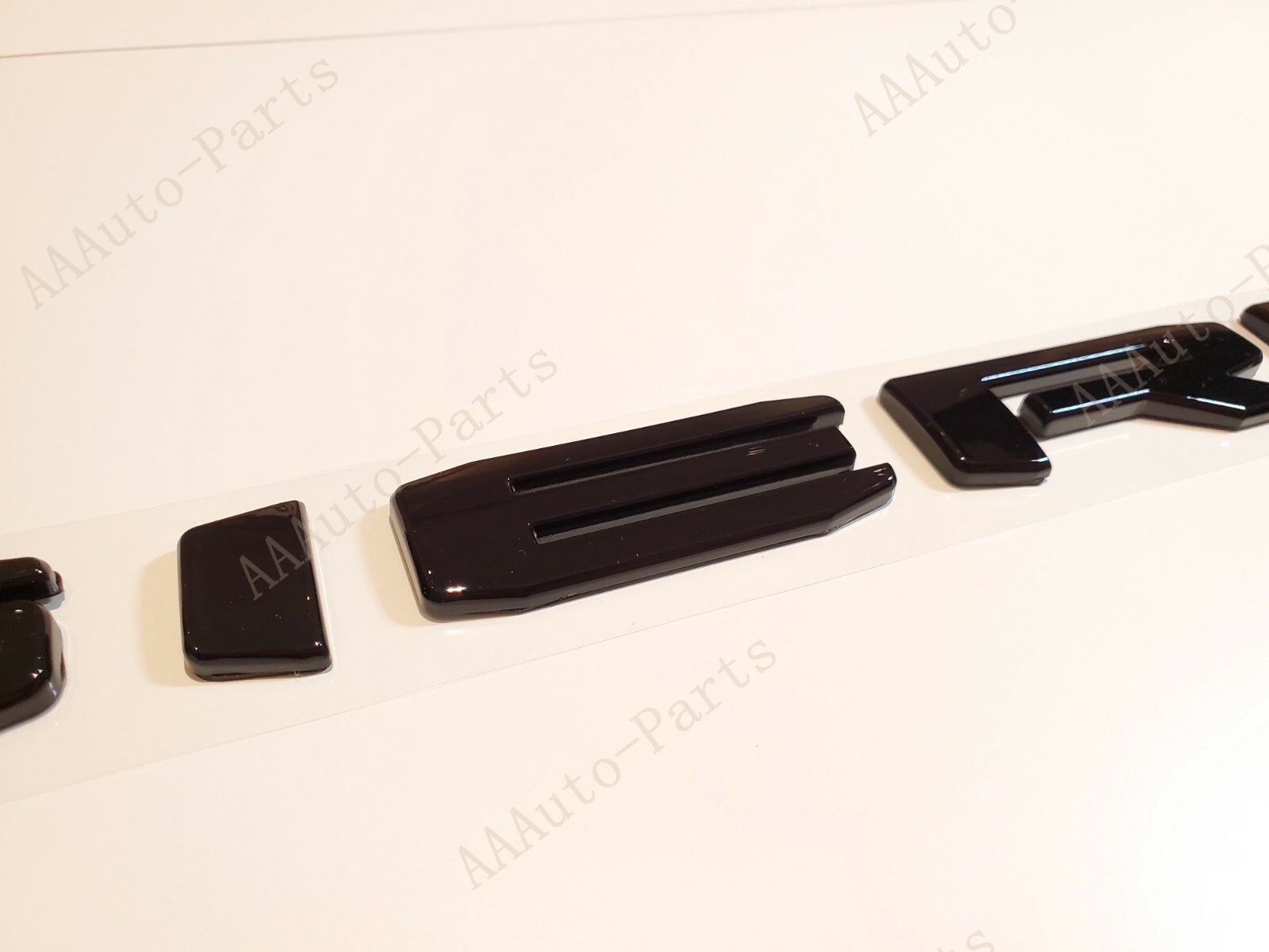 Black Gmc Emblem Gloss Black GMC Sierra Letters Emblems For 2019-2023 Models - Rear Emblem Upgrade For 1500, 2500HD, 3500HD Rear Decal Letters - Foto 4