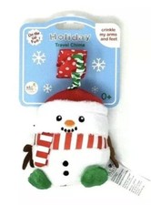 Rashti Magic Years Infant Travel Chimes Christmas Snowman Crinkle Arms  Feet